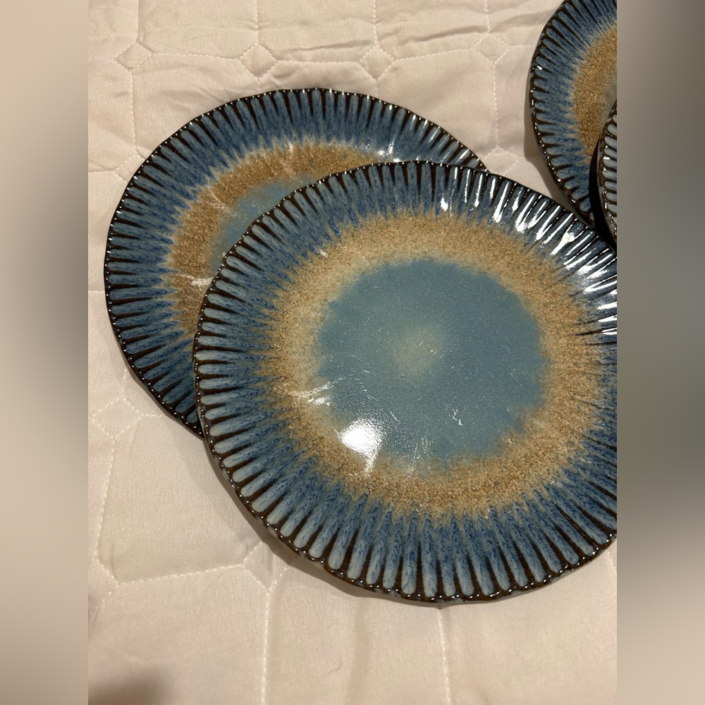Set of 4 Sango salad plates. 8.5”